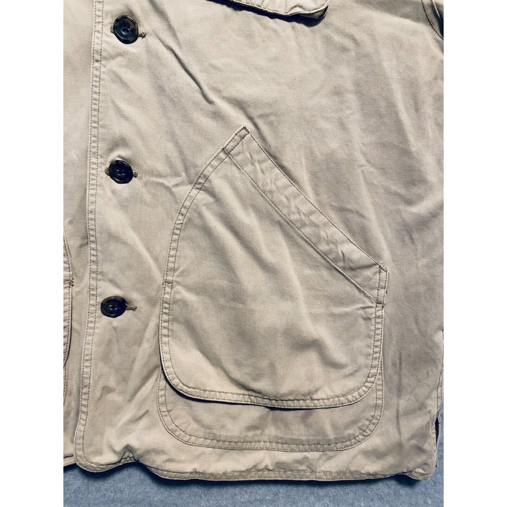 VTG Authentic Gap Barn Chore Coat Men's XL Beige Cotton Classic Outdoor Spirit - Picture 9 of 16